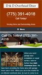 Mobile Screenshot of overheaddoorsnv.net